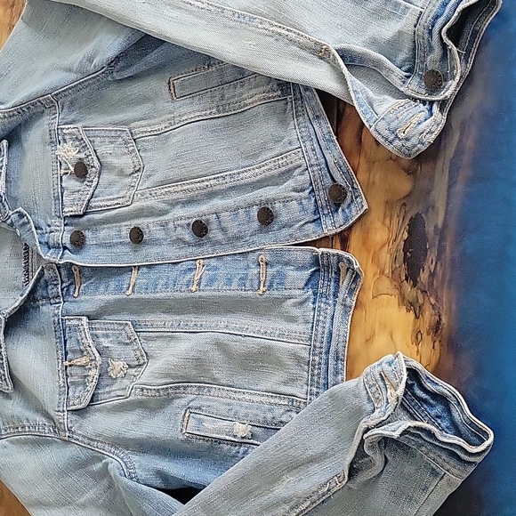Distressed Denim Jacket - Picture 3 of 3